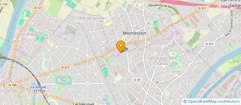 localisation de l'entreprise MONSIEUR FRANCOIS-REGIS ROUBEAU  CHATOU