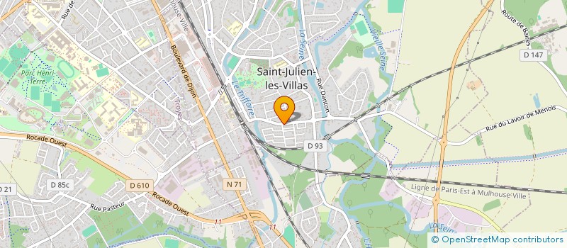localisation de l'entreprise MONSIEUR FRANCOIS-REGIS VERNEL à SAINT-JULIEN-LES-VILLAS