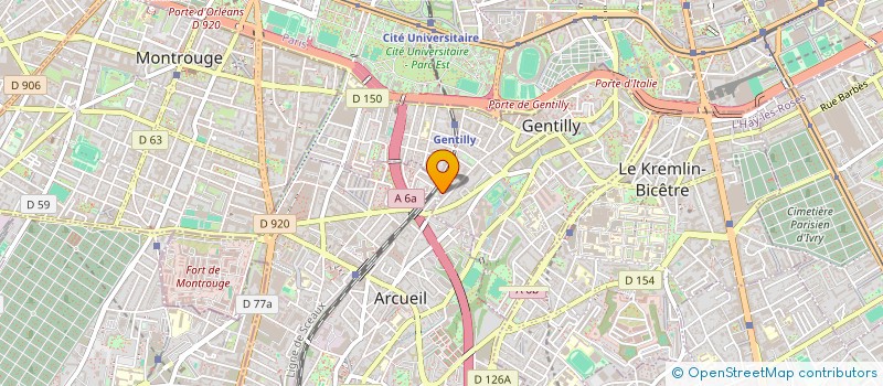 localisation de l'entreprise MONSIEUR FRANCOIS-REMI BUSCHENDORF  ARCUEIL