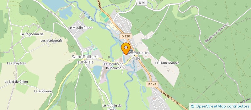 localisation de l'entreprise MONSIEUR FRANCOIS REMPNOULX DU VIGNAUD  SAINT-PHILBERT-SUR-RISLE