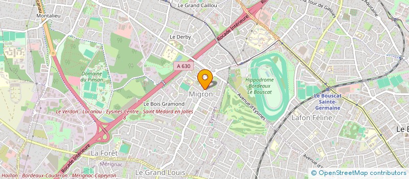 localisation de l'entreprise MONSIEUR FRANCOIS REMY  LE BOUSCAT