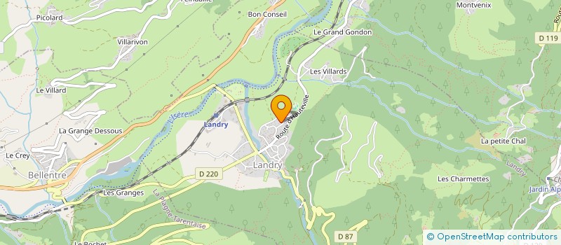 localisation de l'entreprise MONSIEUR FRANCOIS RENARD à LA PLAGNE TARENTAISE