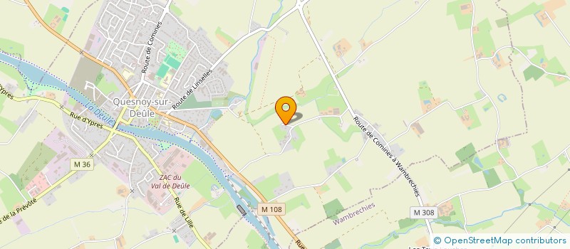 localisation de l'entreprise MONSIEUR FRANCOIS RENARD à QUESNOY-SUR-DEULE