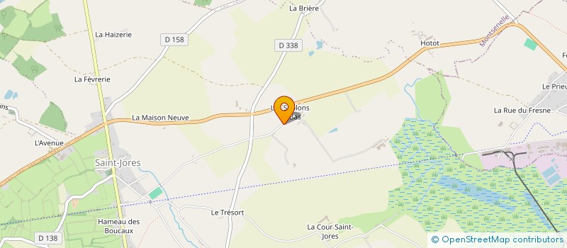 localisation de l'entreprise MONSIEUR FRANCOIS RENARD  MONTSENELLE