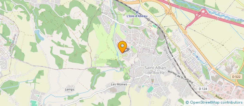 localisation de l'entreprise MONSIEUR FRANCOIS RENAUD  L'ISLE-D'ABEAU