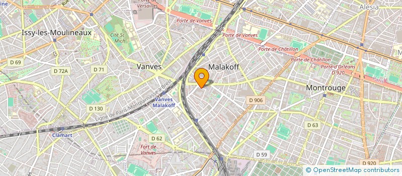 localisation de l'entreprise MONSIEUR FRANCOIS RENIE  MALAKOFF