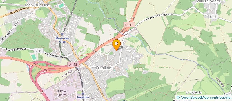 localisation de l'entreprise MONSIEUR FRANCOIS RENOUX  FREPILLON