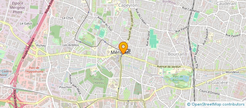 localisation de l'entreprise MONSIEUR FRANCOIS RESPLANDY  MERIGNAC