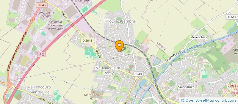 localisation de l'entreprise MONSIEUR FRANCOIS REUX  NEUVILLE-SAINT-REMY