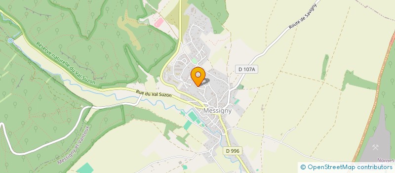 localisation de l'entreprise MONSIEUR FRANCOIS REVEL  MESSIGNY-ET-VANTOUX