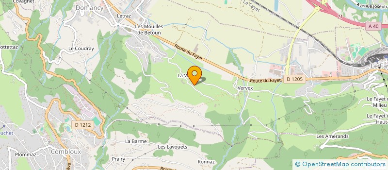 localisation de l'entreprise MONSIEUR FRANCOIS REVENAZ  DOMANCY