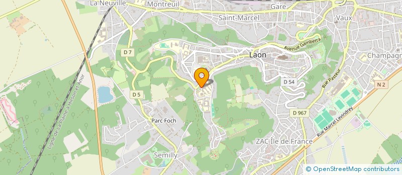 localisation de l'entreprise MONSIEUR FRANCOIS REVUE à LAON