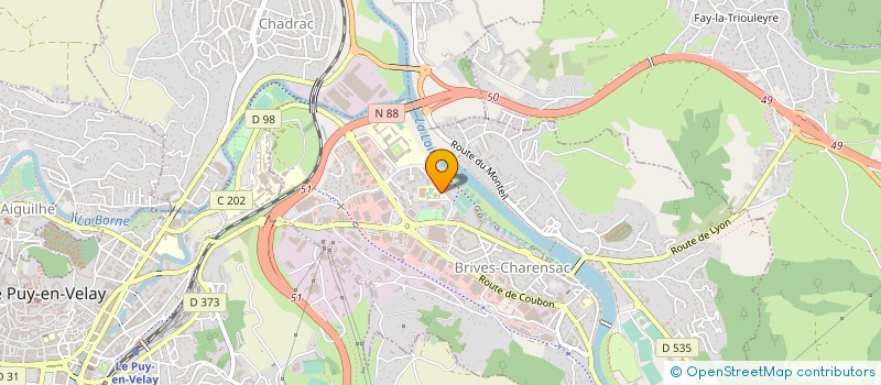 localisation de l'entreprise MONSIEUR FRANCOIS REY  BRIVES-CHARENSAC