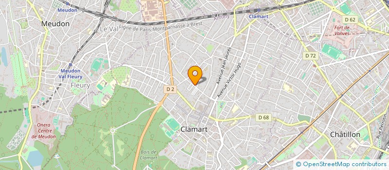 localisation de l'entreprise MONSIEUR FRANCOIS REY à CLAMART