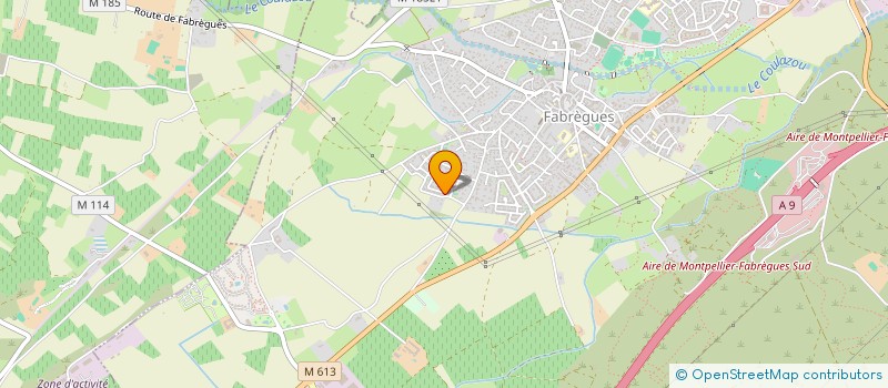 localisation de l'entreprise MONSIEUR FRANCOIS REY à FABREGUES