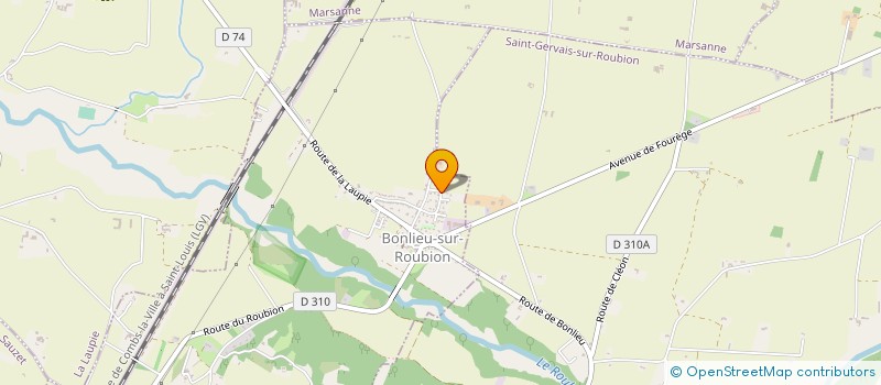 localisation de l'entreprise MONSIEUR FRANCOIS REYNAUD  BONLIEU-SUR-ROUBION