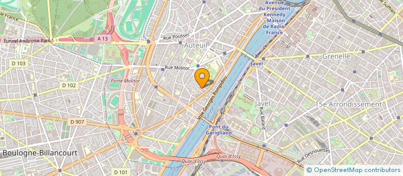 localisation de l'entreprise MONSIEUR FRANCOIS RIBADEAU-DUMAS  PARIS