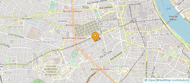 localisation de l'entreprise MONSIEUR FRANCOIS RIBET à BORDEAUX