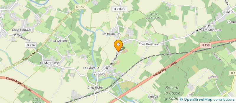 localisation de l'entreprise MONSIEUR FRANCOIS RICHARD  VARZAY