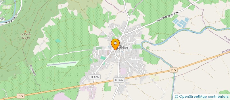 localisation de l'entreprise MONSIEUR FRANCOIS RICHARD  ARGELIERS