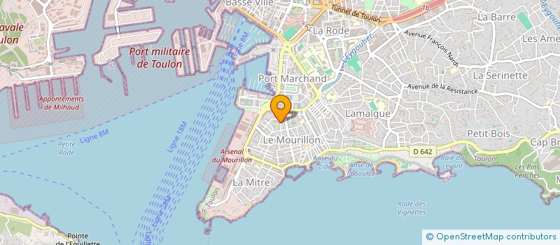 localisation de l'entreprise MONSIEUR FRANCOIS RICHERME  TOULON