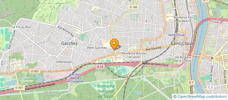 localisation de l'entreprise MONSIEUR FRANCOIS RICHEZ à GARCHES