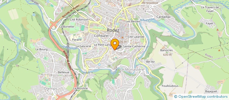 localisation de l'entreprise MONSIEUR FRANCOIS RIERE à RODEZ