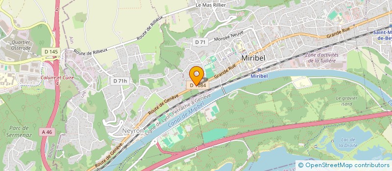 localisation de l'entreprise MONSIEUR FRANCOIS RIEUX à MIRIBEL