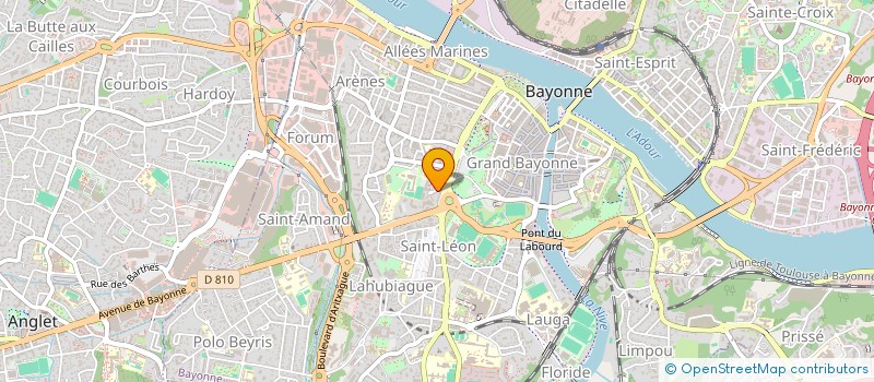localisation de l'entreprise MONSIEUR FRANCOIS RIGAUD à BAYONNE