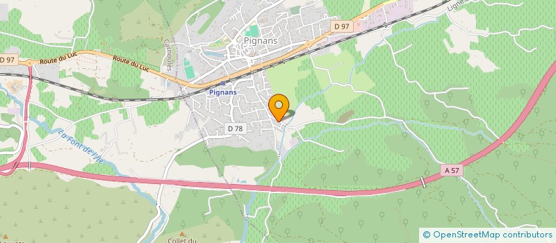 localisation de l'entreprise MONSIEUR FRANCOIS RIGORD  LE LUC