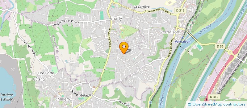 localisation de l'entreprise MONSIEUR FRANCOIS RIGOT  CHARLY