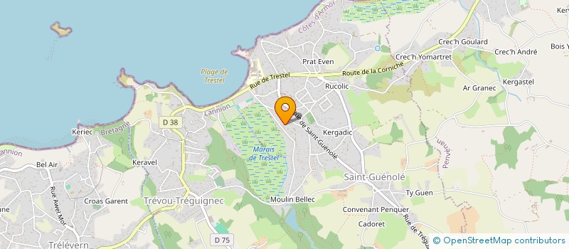 localisation de l'entreprise MONSIEUR FRANCOIS RIOU à TREVOU-TREGUIGNEC