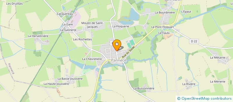 localisation de l'entreprise MONSIEUR FRANCOIS RIPOCHE  PANNECE