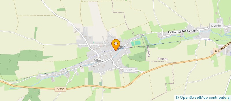 localisation de l'entreprise MONSIEUR FRANCOIS RIQUIER  ALLERY