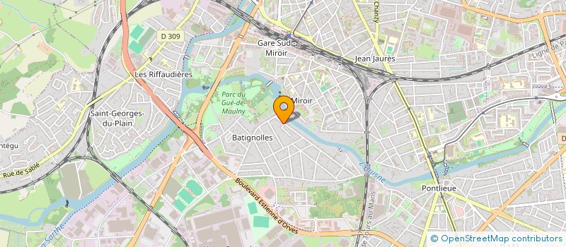 localisation de l'entreprise MONSIEUR FRANCOIS RIQUIER  LE MANS