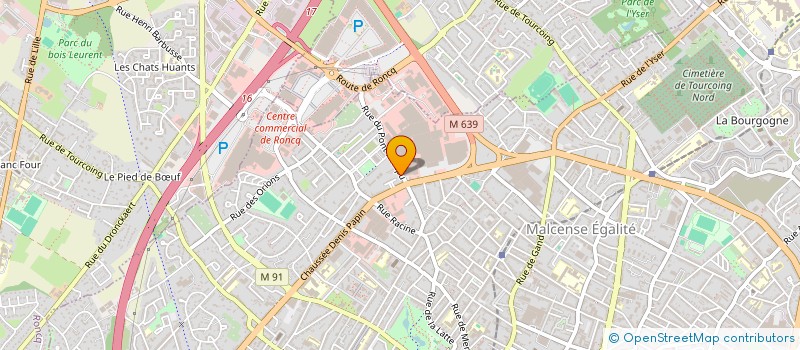 localisation de l'entreprise MONSIEUR FRANCOIS RISSELIN  TOURCOING