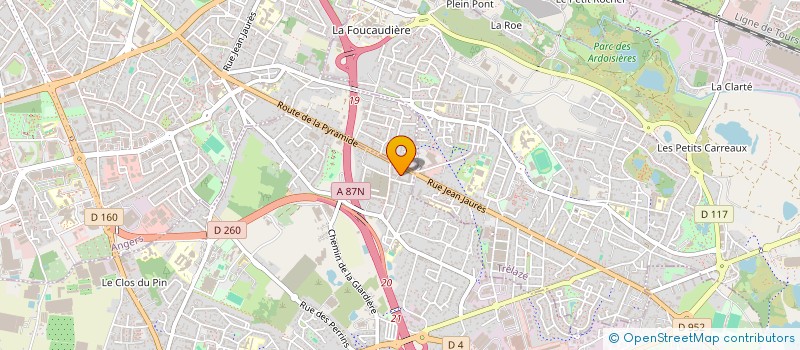 localisation de l'entreprise MONSIEUR FRANCOIS RITZENTHALER  LES PONTS-DE-CE