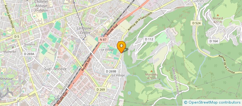 localisation de l'entreprise MONSIEUR FRANCOIS RIVIERA  SAINT-MARTIN-D'HERES