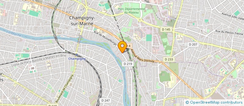 localisation de l'entreprise MONSIEUR FRANCOIS RIX à CHAMPIGNY-SUR-MARNE