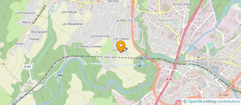 localisation de l'entreprise MONSIEUR FRANCOIS ROBERT  POISY