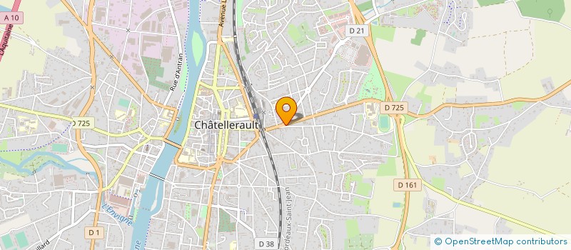 localisation de l'entreprise MONSIEUR FRANCOIS ROBERT à CHATELLERAULT