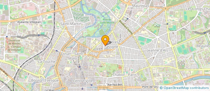 localisation de l'entreprise MONSIEUR FRANCOIS ROBERT  RENNES