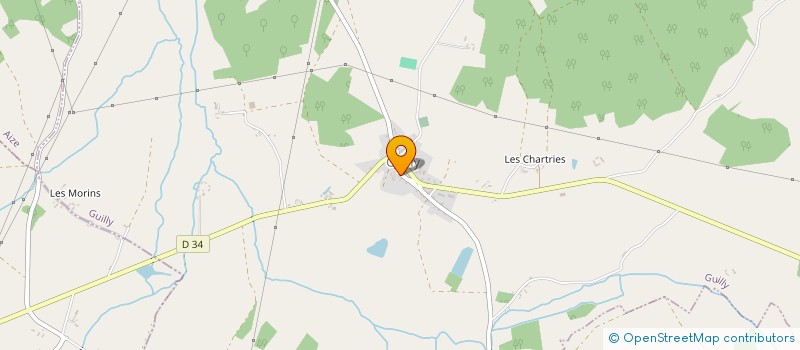 localisation de l'entreprise MONSIEUR FRANCOIS ROBERT à GUILLY