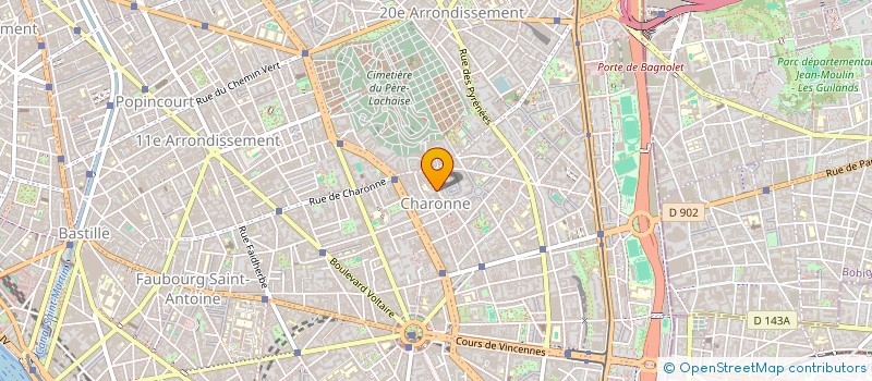 localisation de l'entreprise MONSIEUR FRANCOIS ROBERT  PARIS