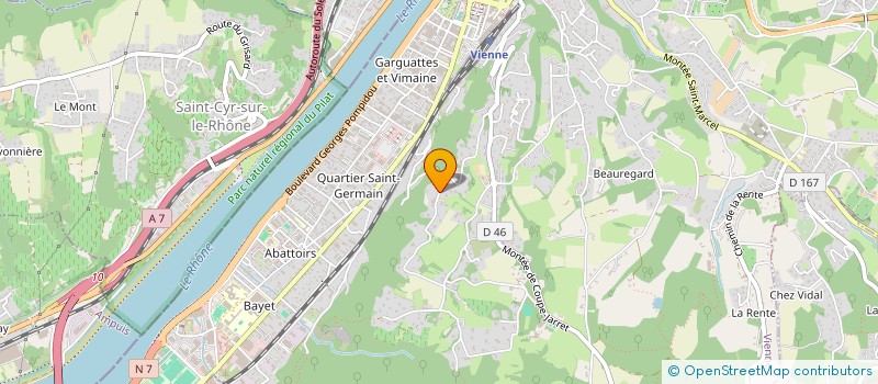 localisation de l'entreprise MONSIEUR FRANCOIS ROBIN à VIENNE