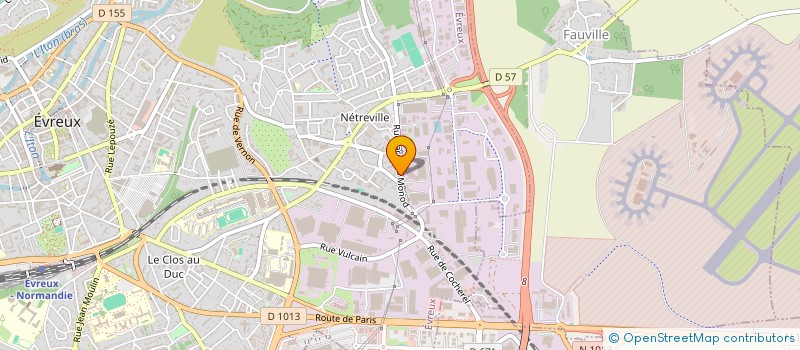 localisation de l'entreprise MONSIEUR FRANCOIS ROBIN  EVREUX