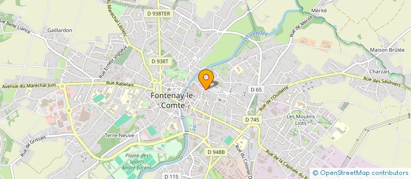 localisation de l'entreprise MONSIEUR FRANCOIS ROBIN à FONTENAY-LE-COMTE