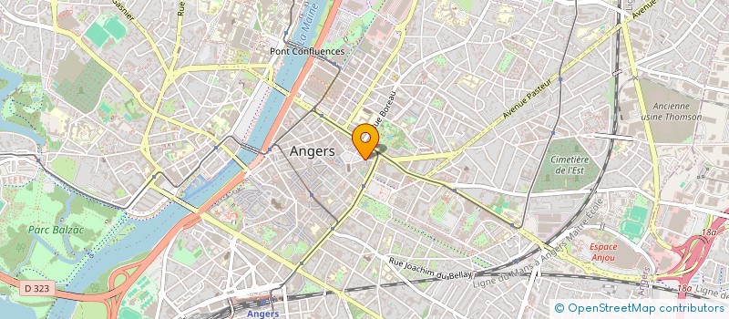 localisation de l'entreprise MONSIEUR FRANCOIS ROBIN à ANGERS