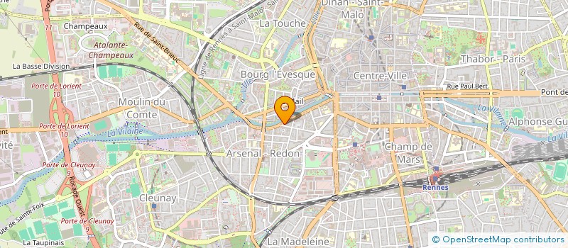 localisation de l'entreprise MONSIEUR FRANCOIS-ROBIN JEGO  RENNES