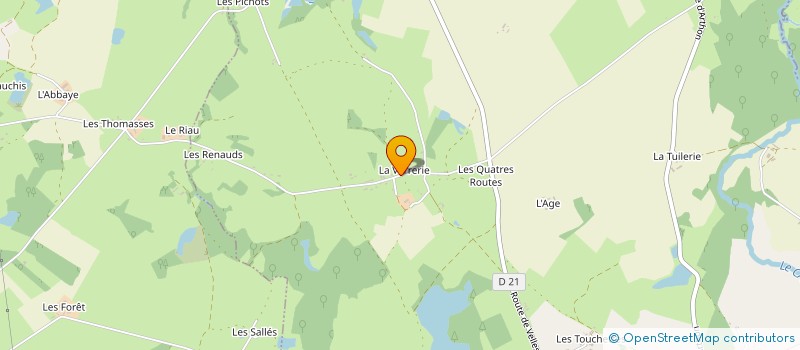 localisation de l'entreprise MONSIEUR FRANCOIS ROBINET à ARGENTON SUR CREUSE